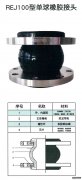 REJ100型單、雙球橡膠接頭描述